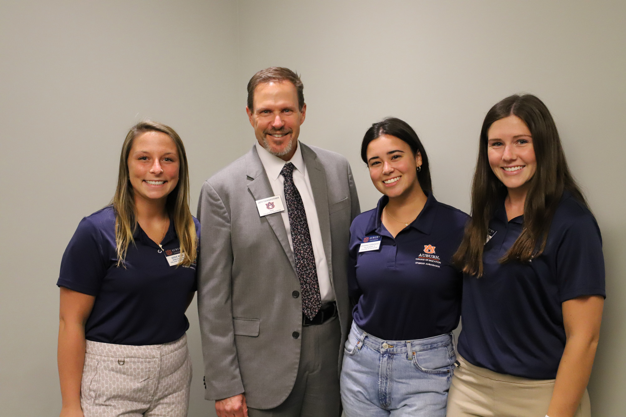 student ambassadors and the dean