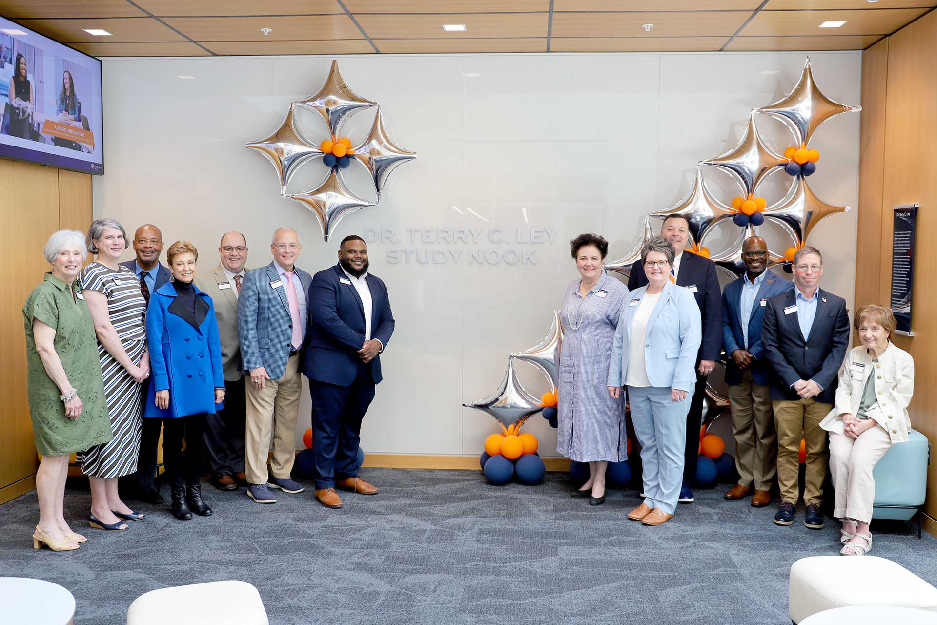 The engage council poses at the spring awards ceremony.