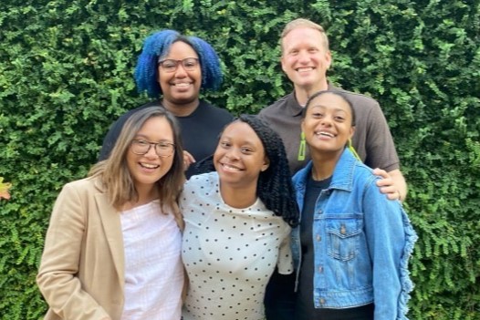 Stephanie Gonzalez-Galvan, Courtney Williams, Charlotte Jones, Gabrielle Brown and Colin F.