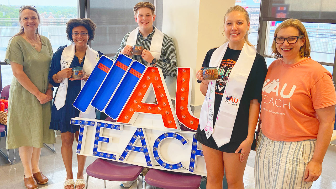 The first graduates of the au teach program
