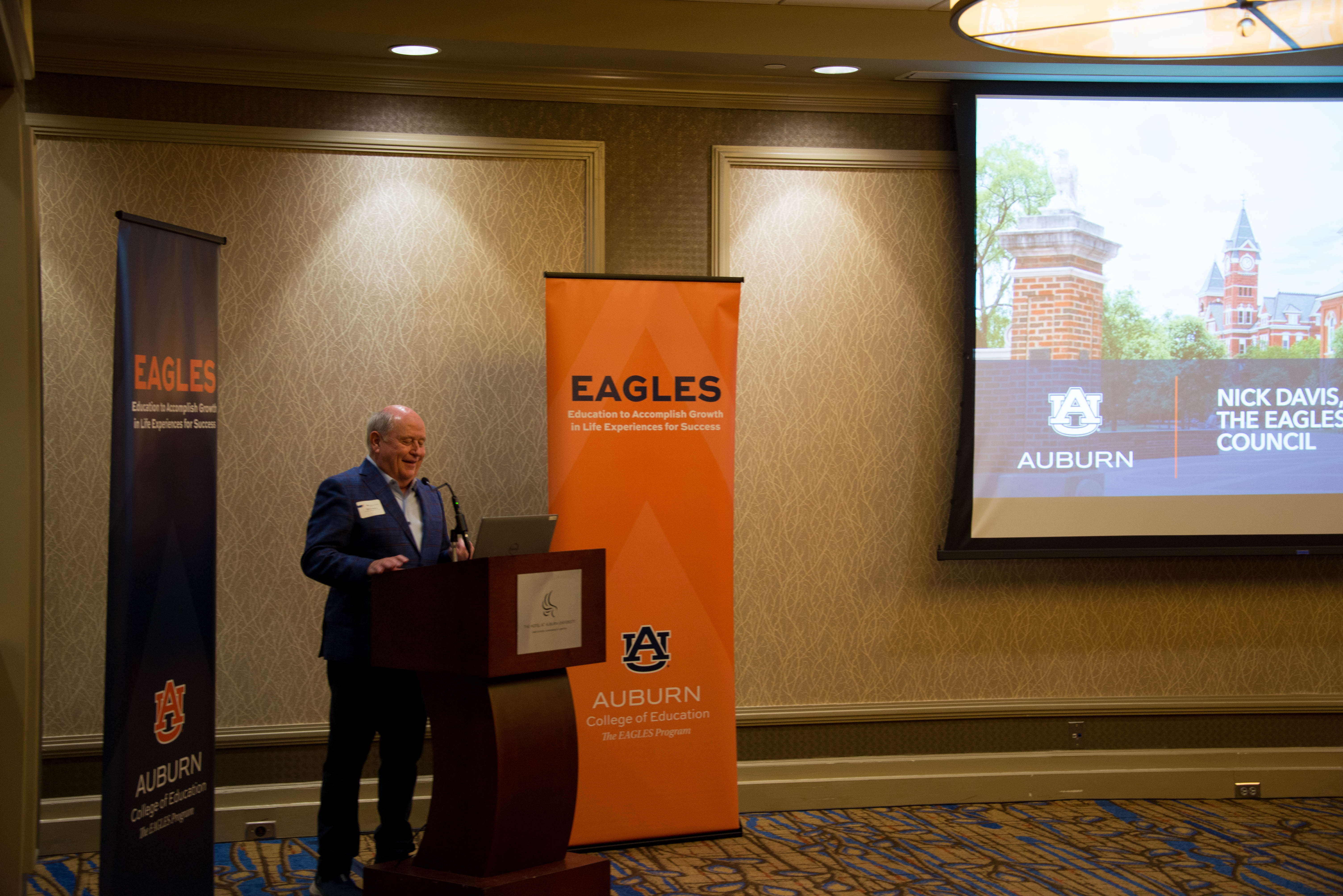council chairman nick davis hosting an event