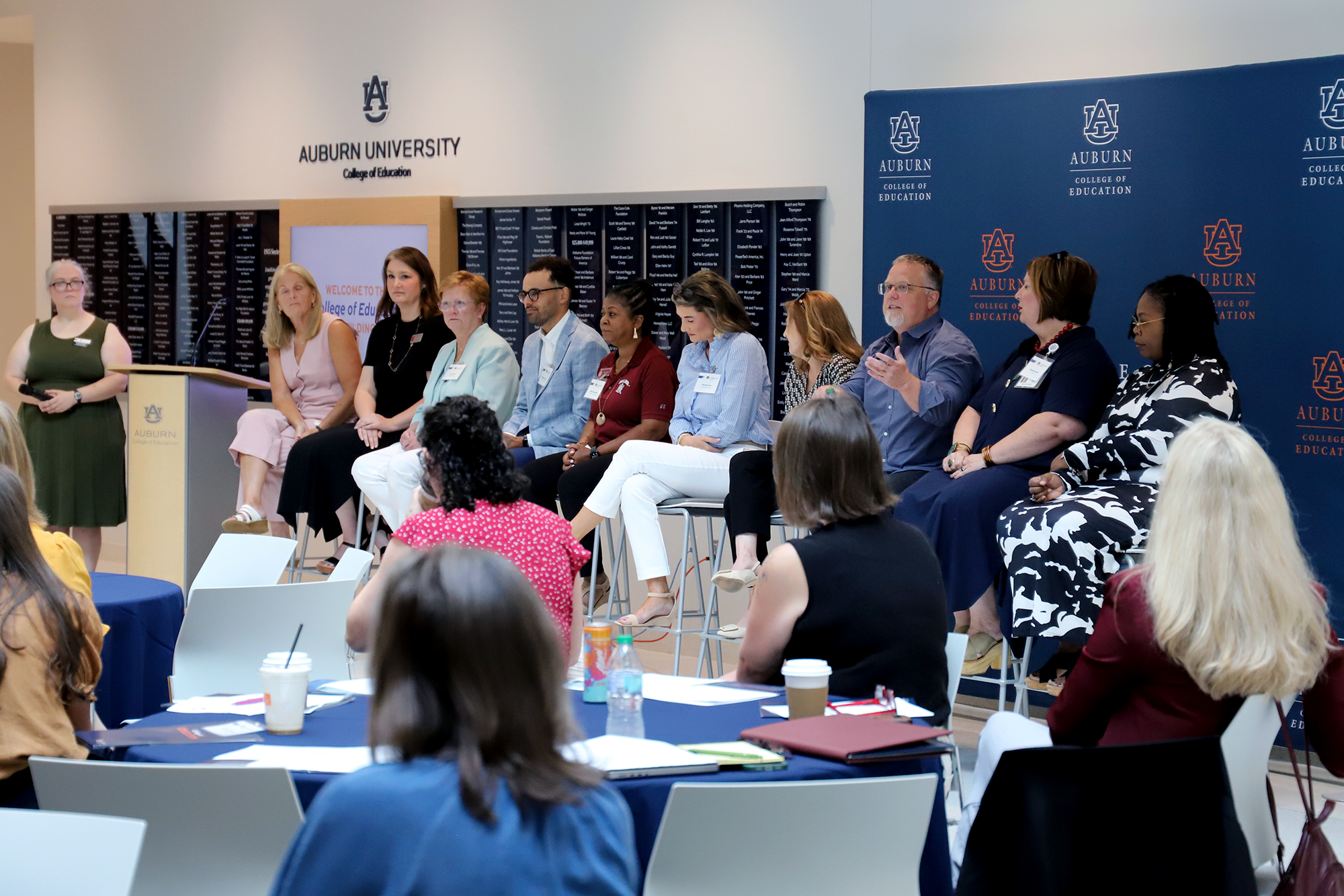state education leaders conduct a panel at the college of education's parca conference